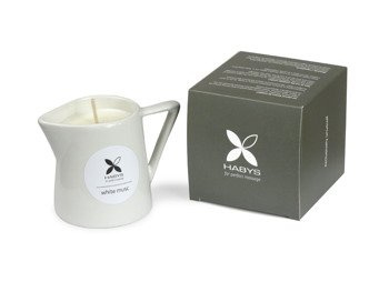 Świeca do masażu ciała - White Musc 100 ml