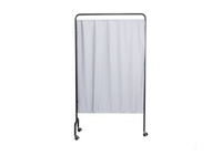 Parawan Standard modułowy czarny, ekran jasny szary