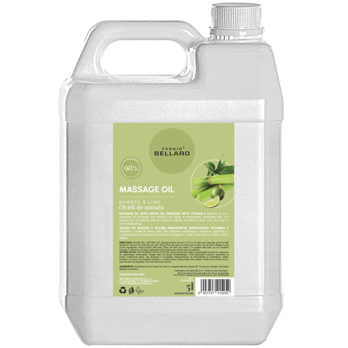 Olejek do masażu Bamboo & lime 5L